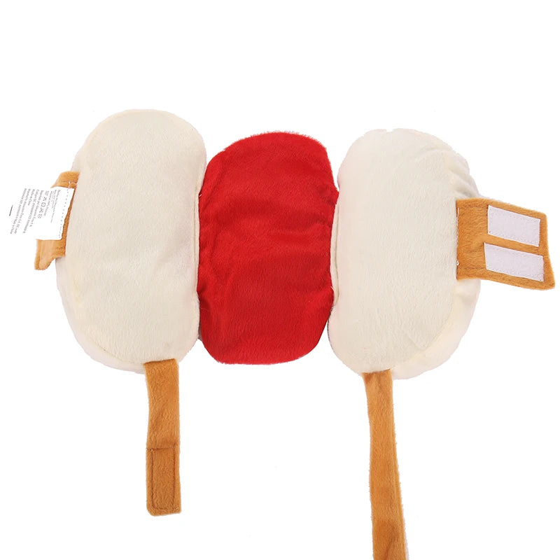 Funny Halloween Dog Costumes Hot Dog Shaped Dachshund Sausage Adjustable Clothes Pet Apparel Dressing Up Cat Party Costume Suit